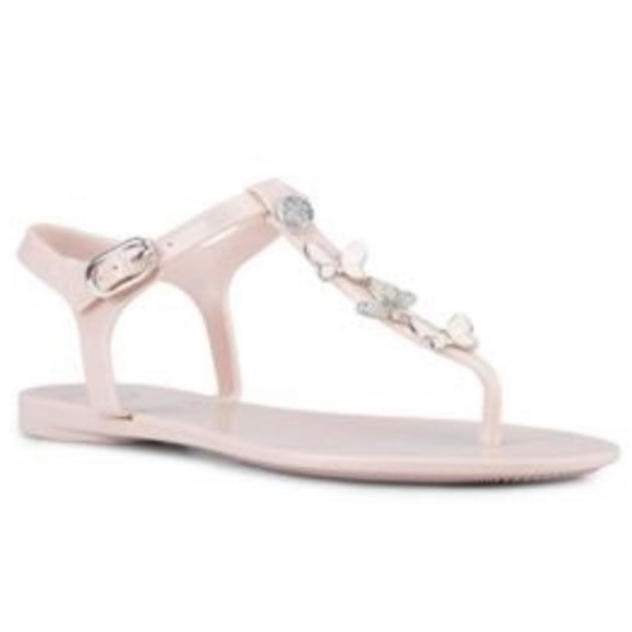 guess jelly sandals